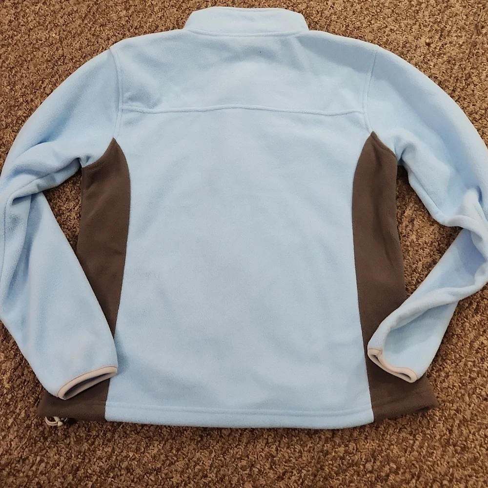 Women's Prairie Mountain Blue and Gray Fleece Jacket Size M